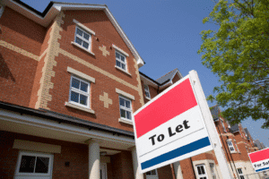 UK rental property with a ‘To Let’ sign affected by new rental laws.