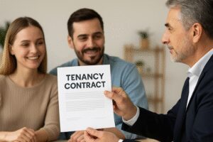 Tenant receiving tenancy agreement under open-ended tenancy rules.