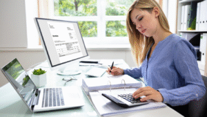 Accountant setting up accounting and tax systems for an SPV property company