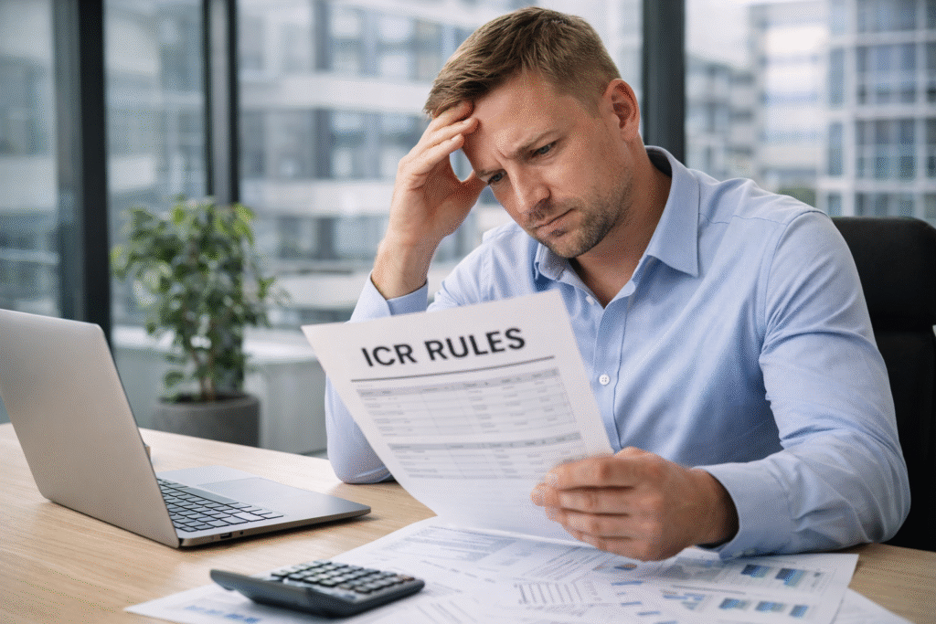 ICR rules limiting buy to let mortgage borrowing for UK landlords reviewing affordability calculations
