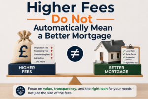 Higher mortgage fees do not automatically mean a better mortgage – compare fees, rates, terms and overall value.