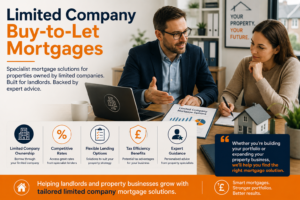 Landlord discussing limited company Buy-to-Let mortgage options with a specialist mortgage adviser to support property portfolio growth.