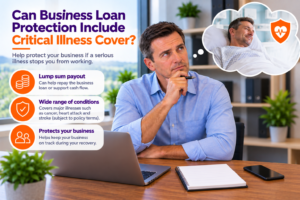 Company director considering Critical Illness Cover as part of Business Loan Protection to help repay borrowing if serious illness prevents them from working.