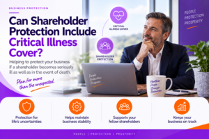 Shareholder Protection with Critical Illness Cover for company directors, helping protect business ownership and financial stability following serious illness.